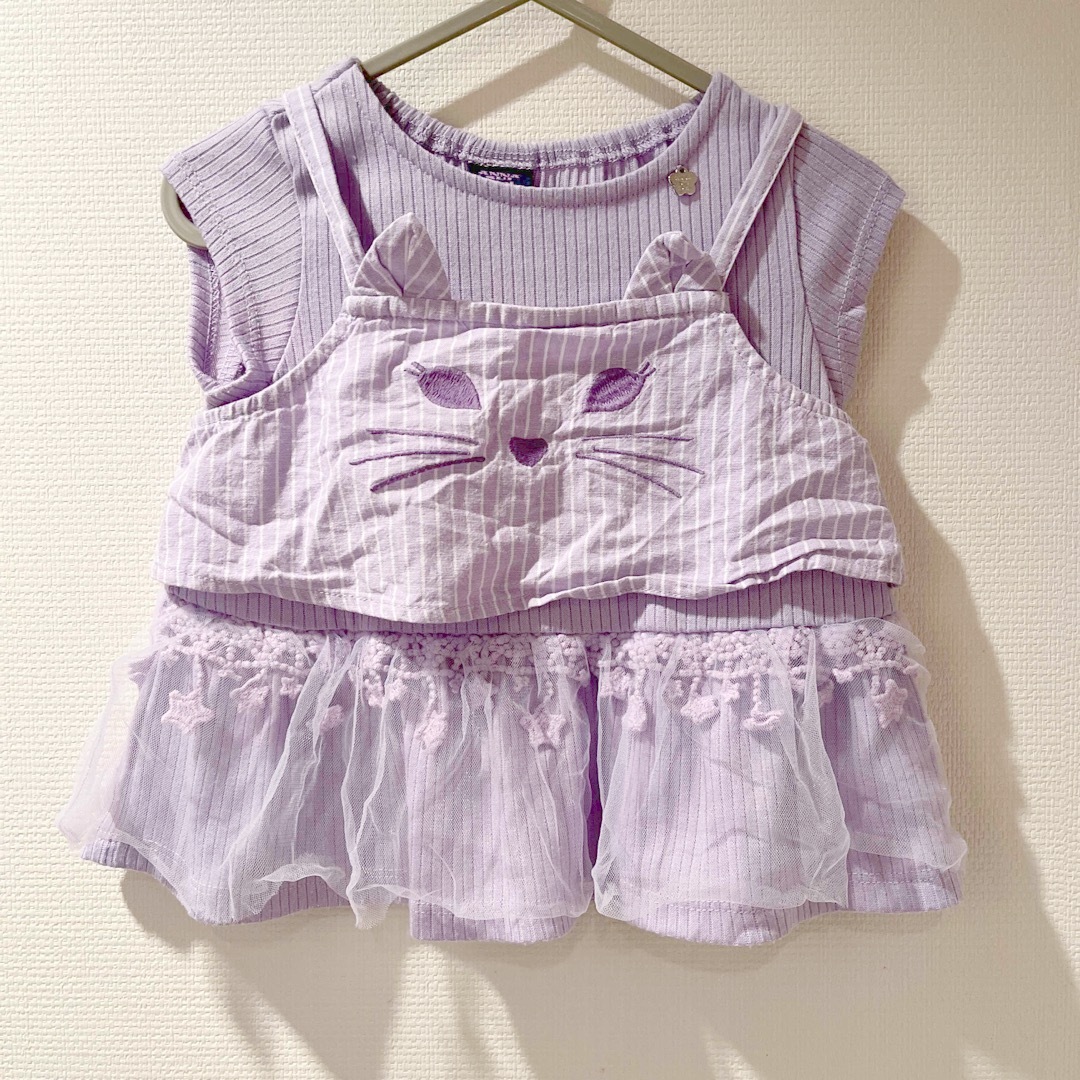 ANNA SUI mini(アナスイミニ)のANNA SUI mini cat Tシャツ キッズ/ベビー/マタニティのキッズ服女の子用(90cm~)(Tシャツ/カットソー)の商品写真