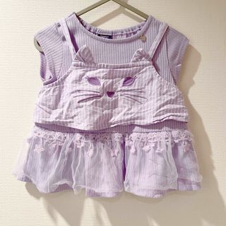 ANNA SUI mini - ANNA SUI mini cat Tシャツ