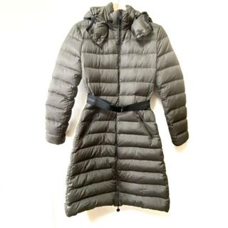 モンクレール(MONCLER)のMONCLER(モンクレール) ダウンコート サイズ1 S レディース MOKACINE グレー 長袖/冬(ダウンコート)