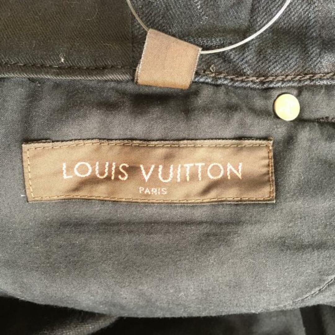 LOUIS VUITTON(ルイヴィトン)のLOUIS VUITTON(ルイヴィトン) ジーンズ サイズ34 S レディース - RW091T WOP A28BCT ダークネイビー フルレングス/モノグラムグラフィティ 綿 レディースのパンツ(デニム/ジーンズ)の商品写真