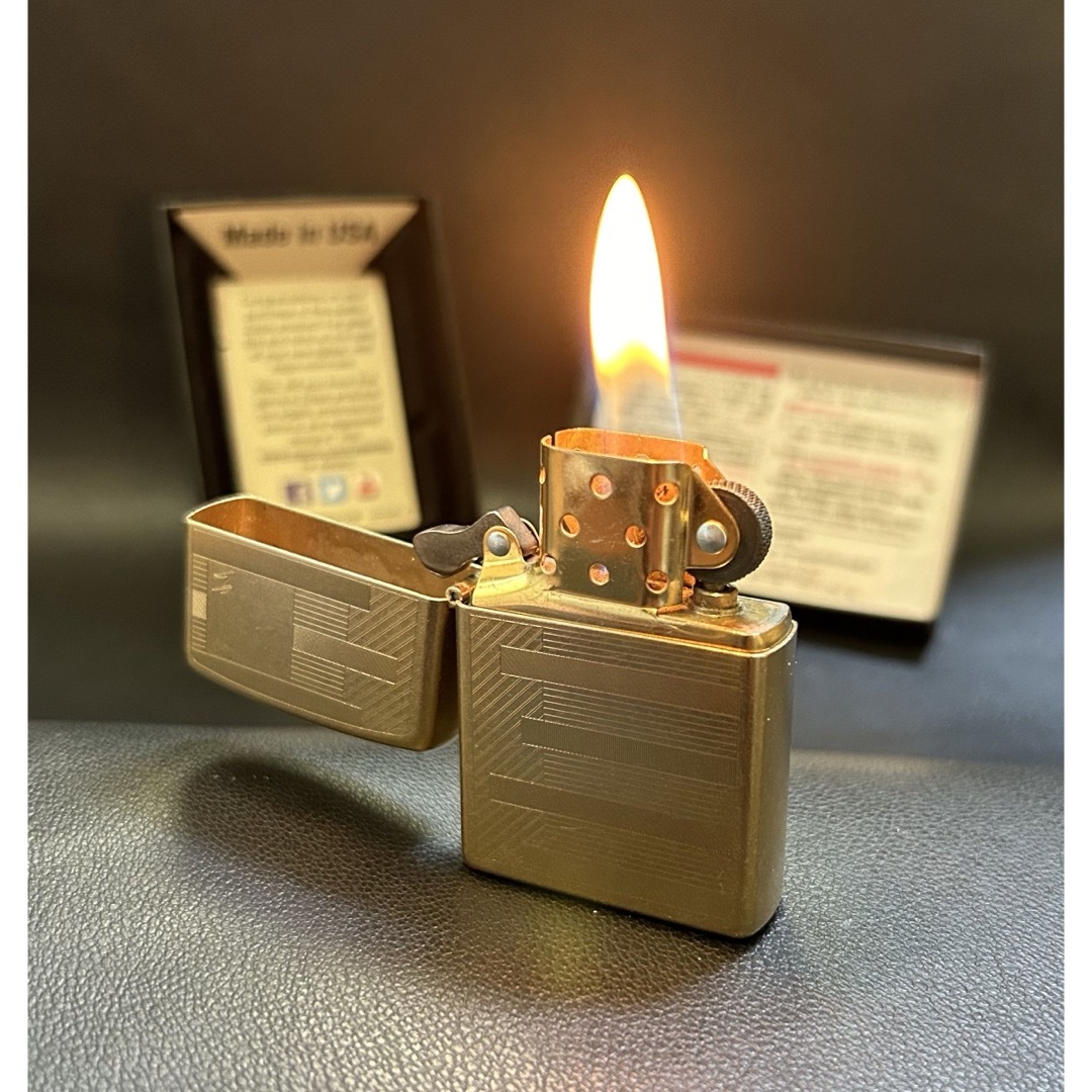 zippo ジッポー ライター 2014年 ベルゴーガン ゴールドダストモデル 