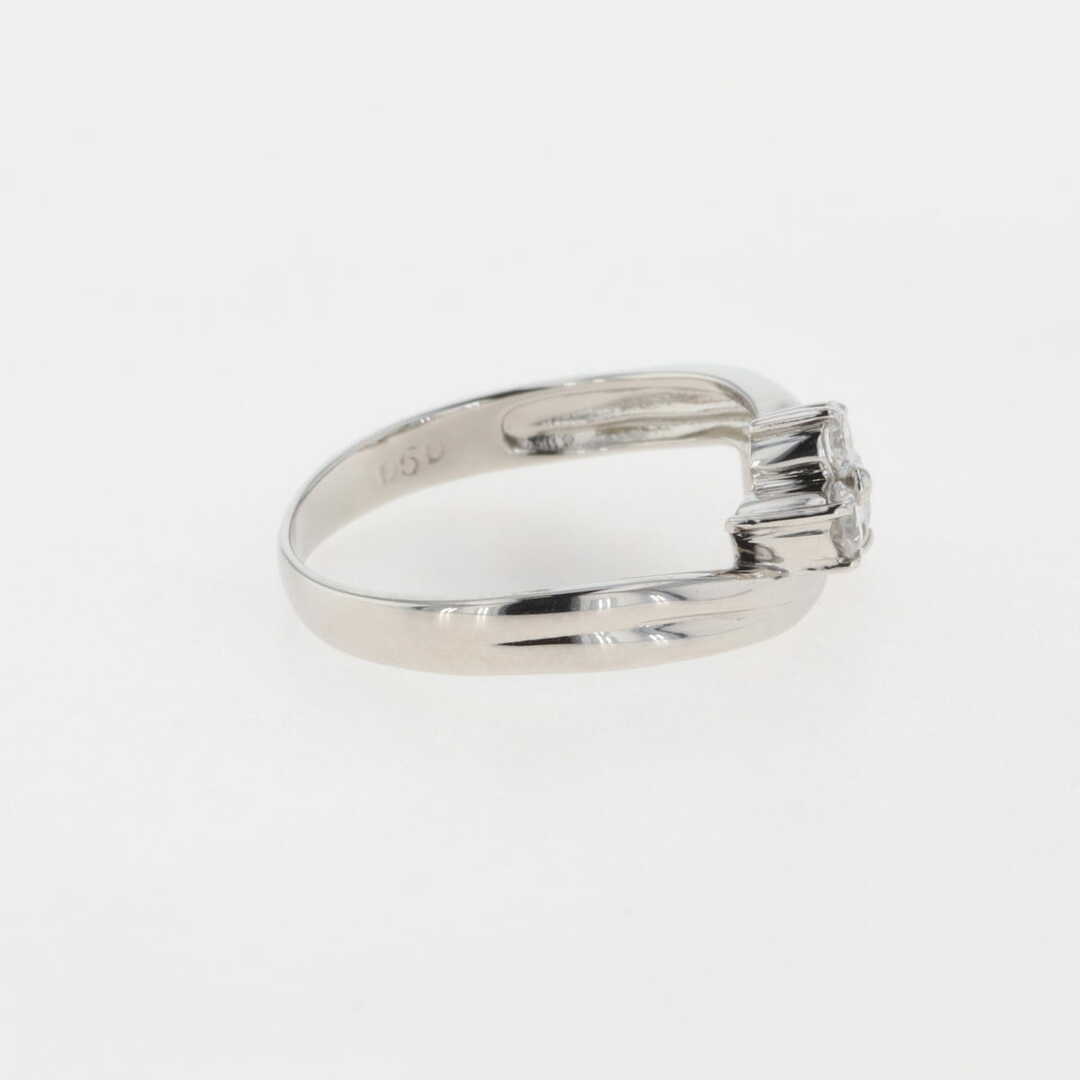 メレダイヤ デザインリング 14号 Pt900 【中古】 レディースのアクセサリー(リング(指輪))の商品写真
