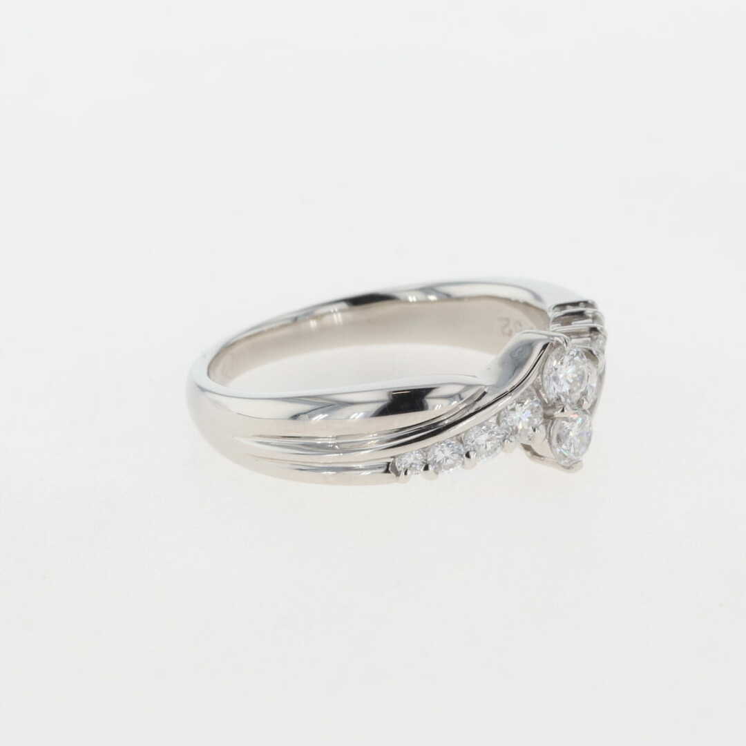 メレダイヤ デザインリング 12.5号 Pt900 【中古】 レディースのアクセサリー(リング(指輪))の商品写真
