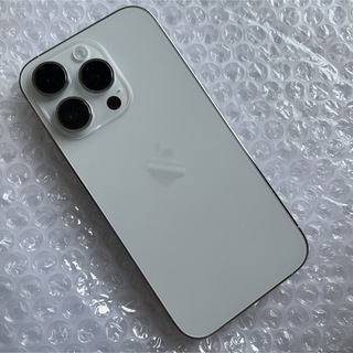 アイフォーン(iPhone)の【美品】　iPhone14pro 256GB シルバー　simフリー(スマートフォン本体)
