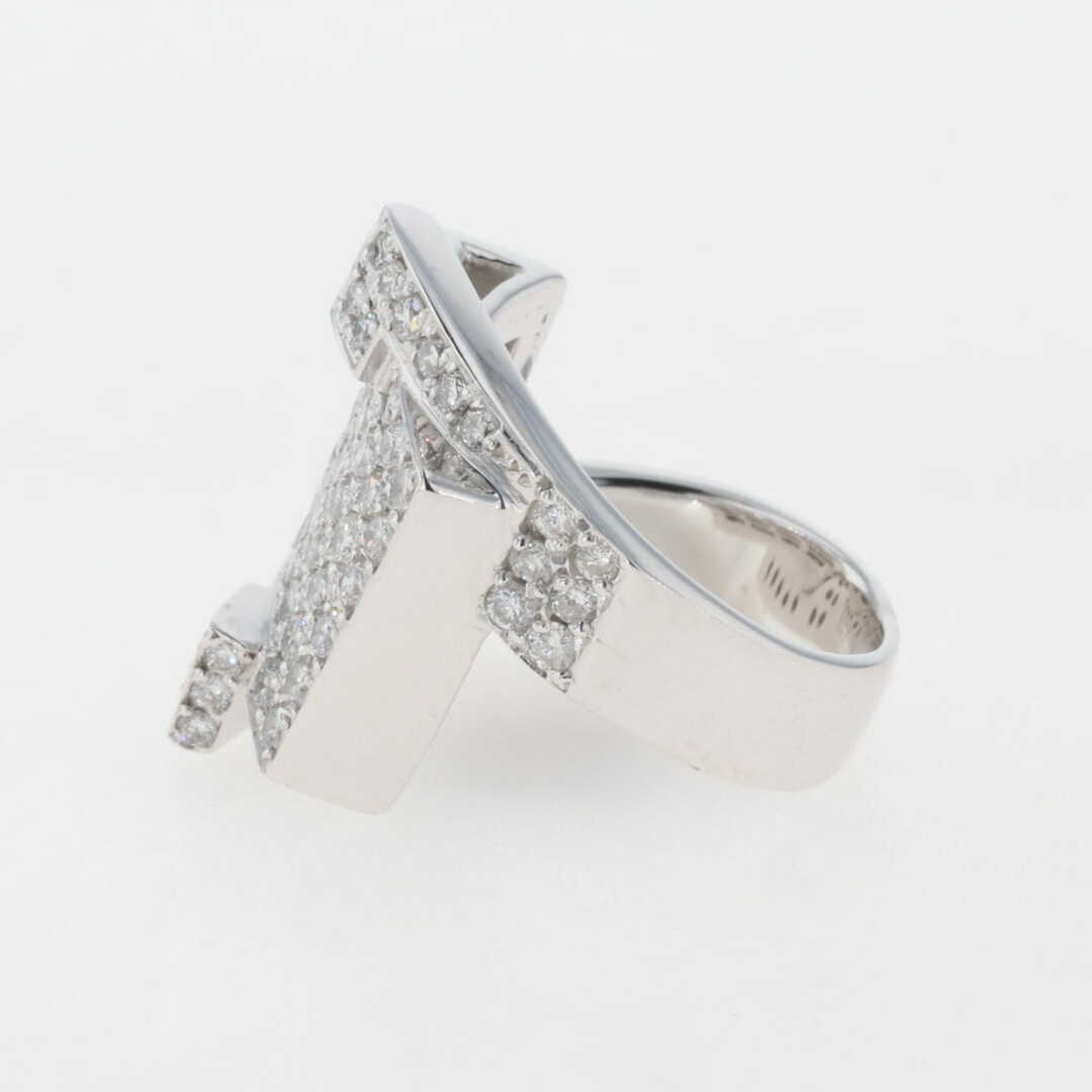 メレダイヤ デザインリング 11.5号 K18 【中古】 レディースのアクセサリー(リング(指輪))の商品写真