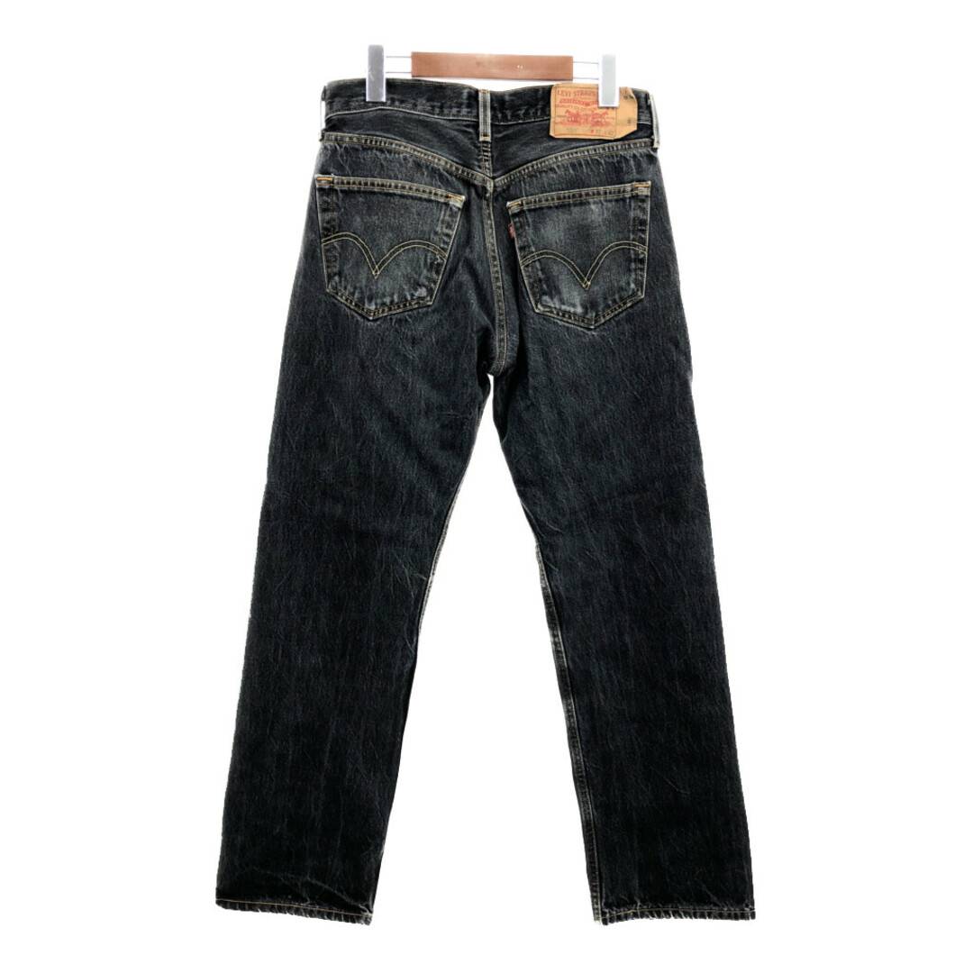 Levi's(リーバイス)の00年代 Levi's リーバイス 501 デニムパンツ ブラック (メンズ W32 L32) 中古 古着 Q6910 メンズのパンツ(デニム/ジーンズ)の商品写真