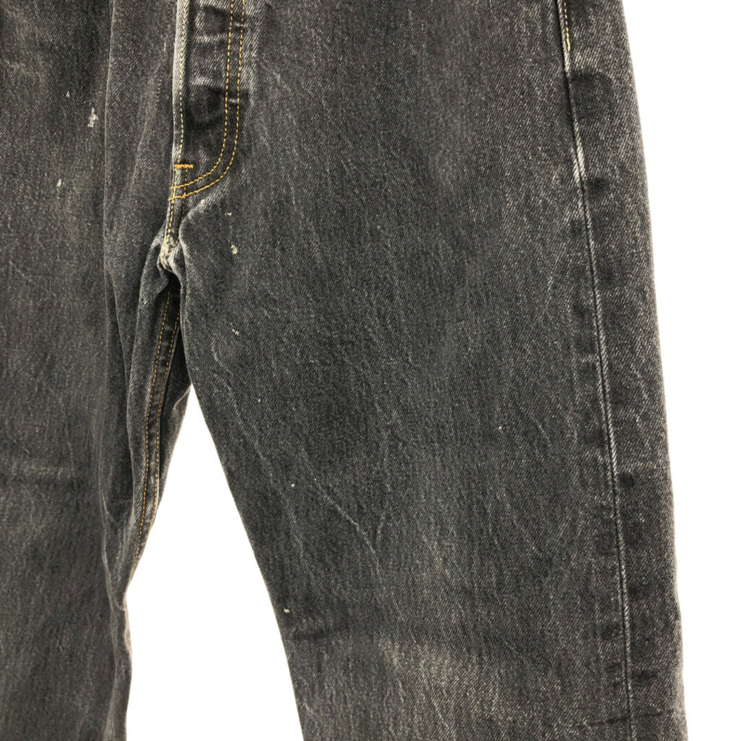 Levi's(リーバイス)の00年代 Levi's リーバイス 501 デニムパンツ ブラック (メンズ W32 L32) 中古 古着 Q6910 メンズのパンツ(デニム/ジーンズ)の商品写真