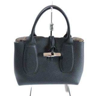 ロンシャン(LONGCHAMP)のLONGCHAMP(ロンシャン) トートバッグ新品同様  ロゾ 10095HPN001 黒 カウハイドレザー(トートバッグ)