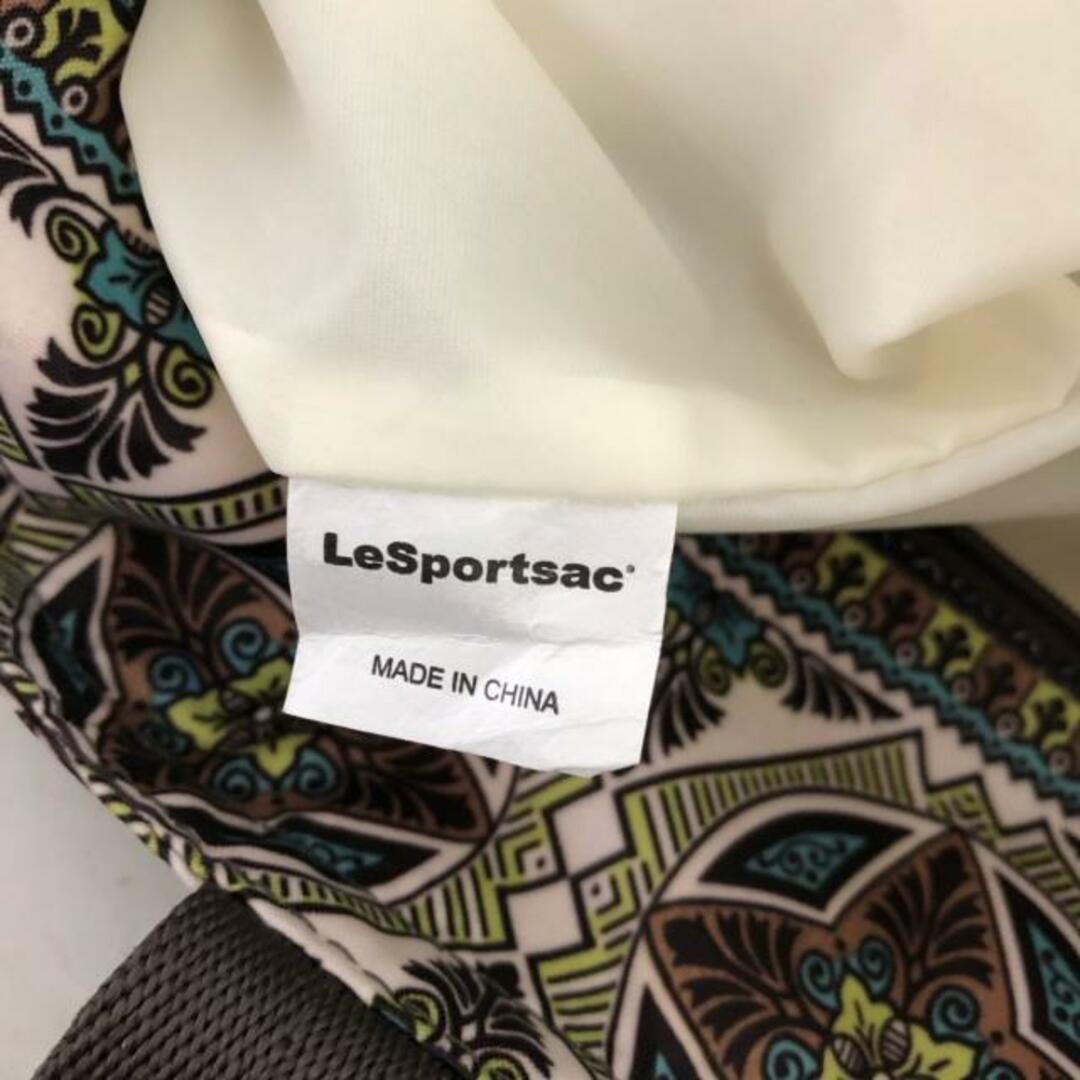 LeSportsac(レスポートサック)のLESPORTSAC(レスポートサック) ハンドバッグ - 白×ブラウン×マルチ レスポナイロン レディースのバッグ(ハンドバッグ)の商品写真