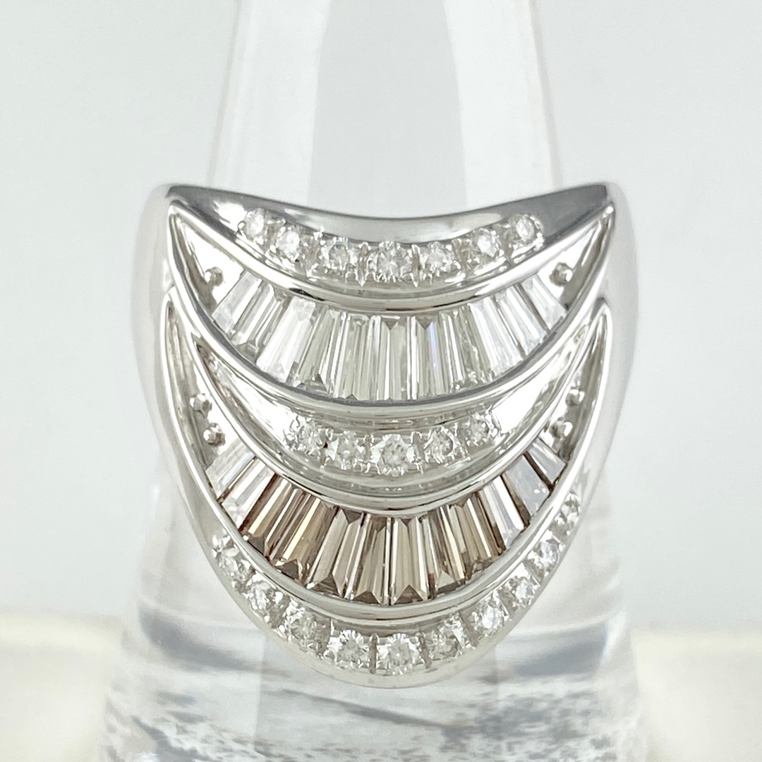 メレダイヤ デザインリング 18号 K18 【中古】 メンズのアクセサリー(リング(指輪))の商品写真