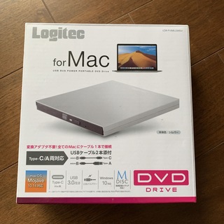 DVDディスクドライブ M-DISC対応 TypeCケーブル付 USB3.0 シ(PC周辺機器)
