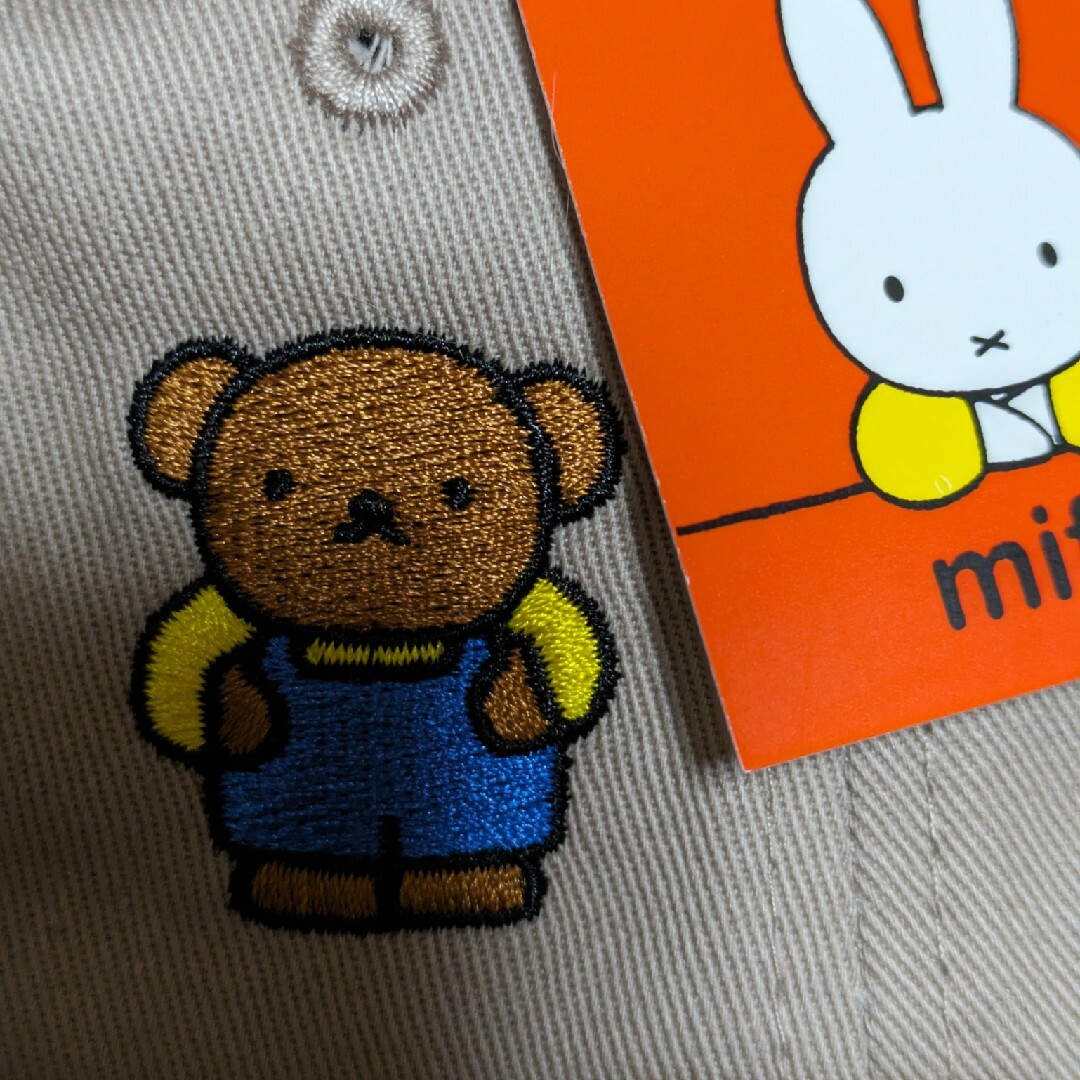 miffy(ミッフィー)のタグ付き✤しまむら購入✤ミッフィー（ボリス）刺繍ハット✤ディック・ブルーナ レディースの帽子(ハット)の商品写真