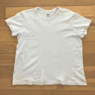 ユニクロ(UNIQLO)の白T★ユニクロU★クルーネックTシャツ★XL★1点(Tシャツ(半袖/袖なし))
