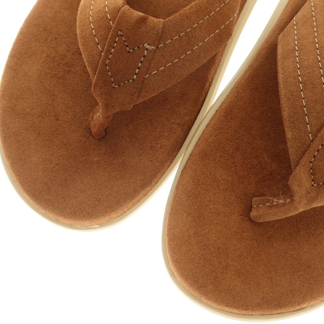 ISLAND SLIPPER(アイランドスリッパ)の【中古】【未使用】アイランドスリッパ ISLAND SLIPPER スエード トングサンダル ブラウン【サイズ7】【メンズ】 メンズの靴/シューズ(サンダル)の商品写真