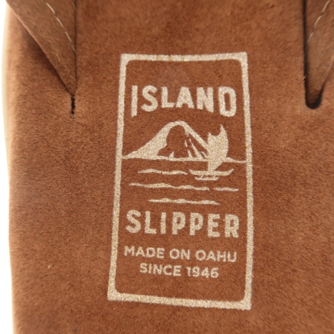 ISLAND SLIPPER(アイランドスリッパ)の【中古】【未使用】アイランドスリッパ ISLAND SLIPPER スエード トングサンダル ブラウン【サイズ7】【メンズ】 メンズの靴/シューズ(サンダル)の商品写真