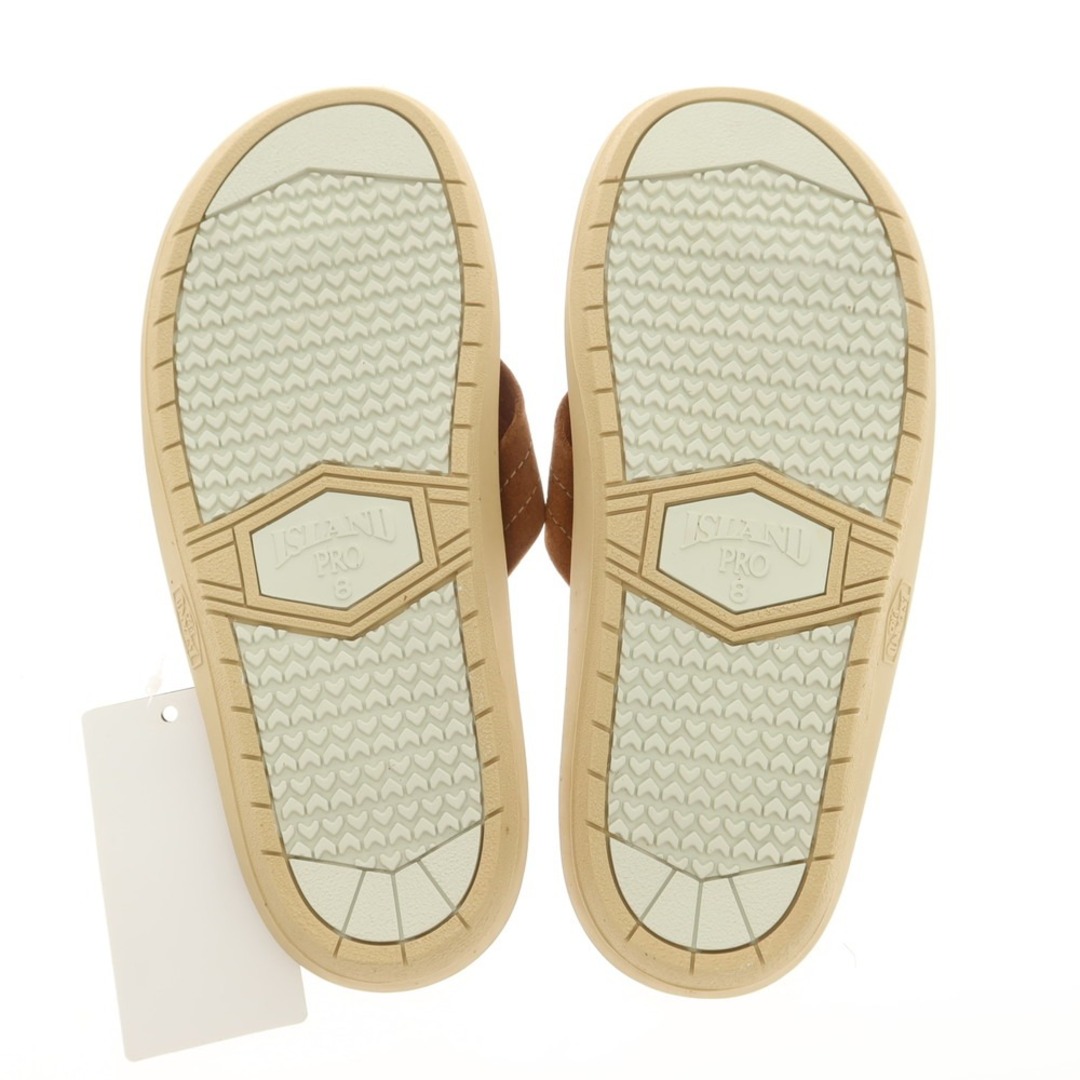 ISLAND SLIPPER(アイランドスリッパ)の【中古】【未使用】アイランドスリッパ ISLAND SLIPPER スエード トングサンダル ブラウン【サイズ8】【メンズ】 メンズの靴/シューズ(サンダル)の商品写真