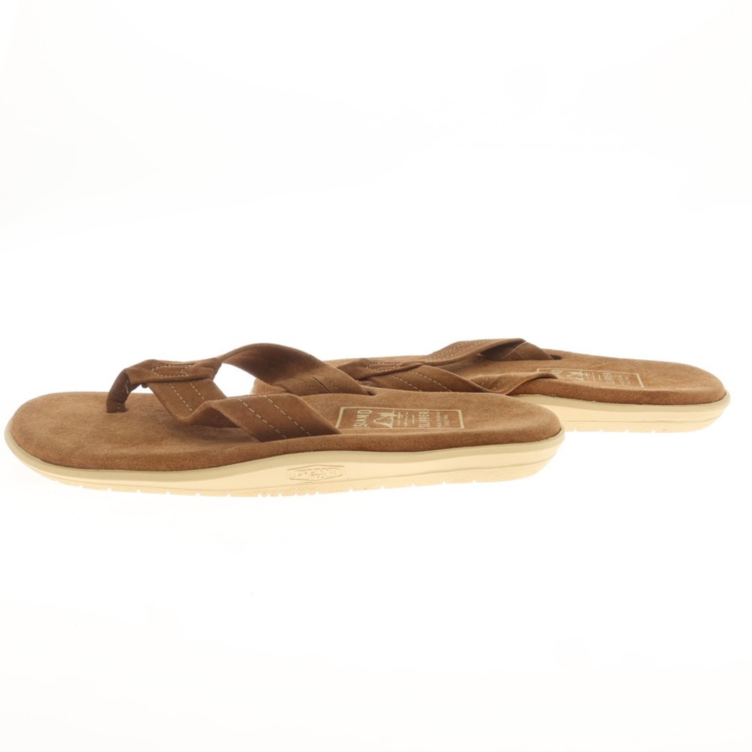 ISLAND SLIPPER(アイランドスリッパ)の【中古】【未使用】アイランドスリッパ ISLAND SLIPPER スエード トングサンダル ブラウン【サイズ8】【メンズ】 メンズの靴/シューズ(サンダル)の商品写真