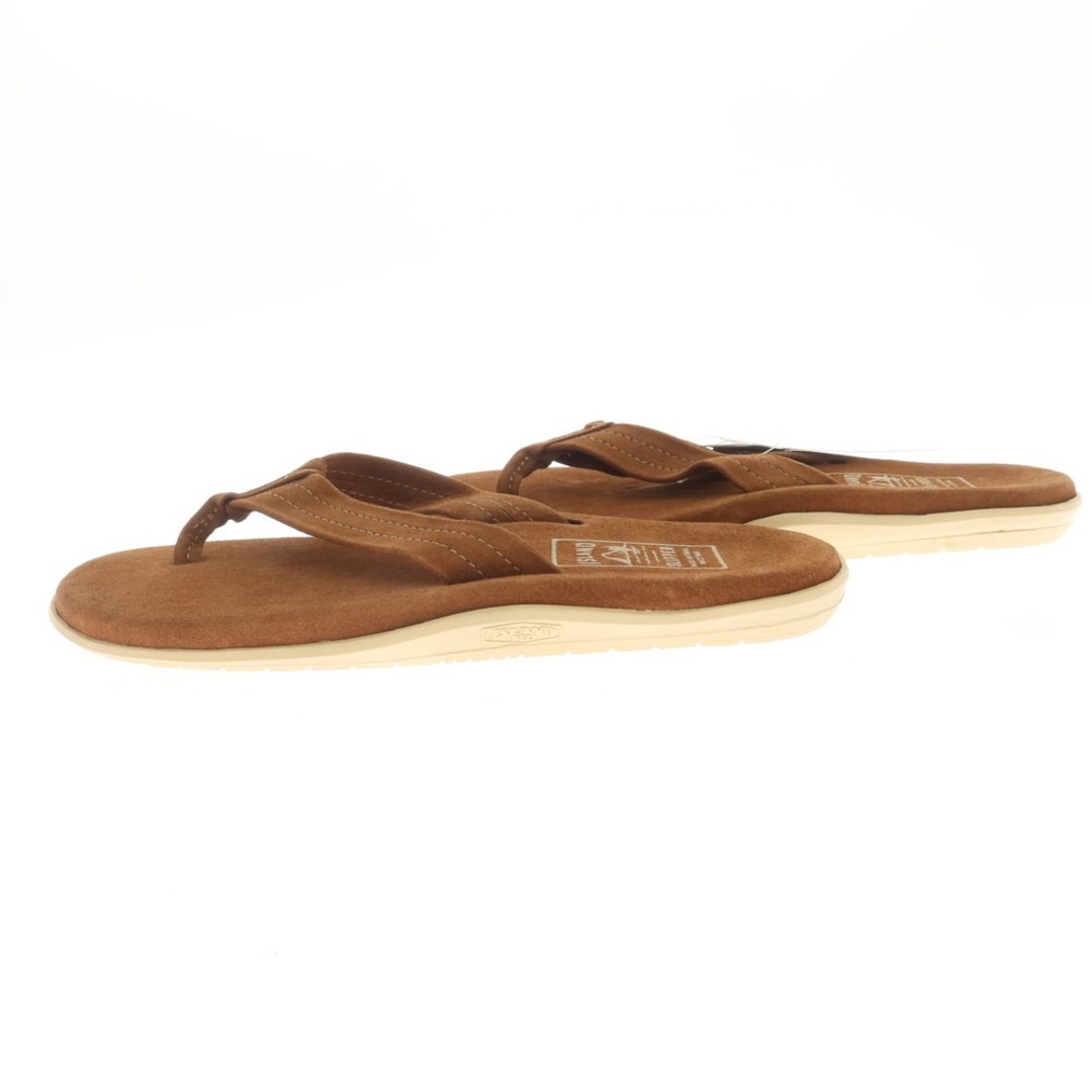 ISLAND SLIPPER(アイランドスリッパ)の【中古】【未使用】アイランドスリッパ ISLAND SLIPPER スエード トングサンダル ブラウン【サイズ9】【メンズ】 メンズの靴/シューズ(サンダル)の商品写真