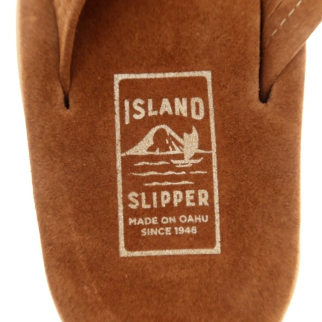 ISLAND SLIPPER(アイランドスリッパ)の【中古】【未使用】アイランドスリッパ ISLAND SLIPPER スエード トングサンダル ブラウン【サイズ9】【メンズ】 メンズの靴/シューズ(サンダル)の商品写真