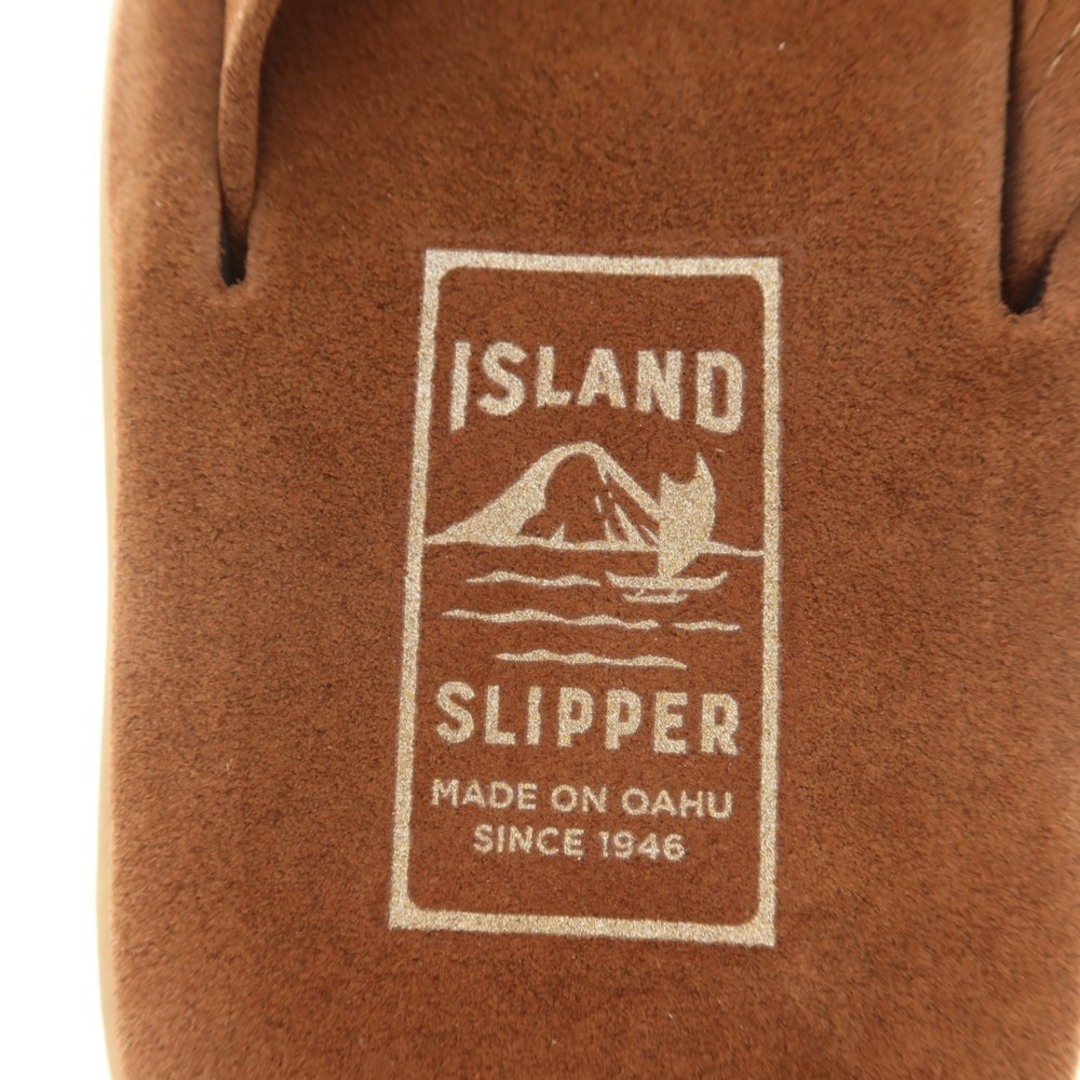 ISLAND SLIPPER(アイランドスリッパ)の【中古】【未使用】アイランドスリッパ ISLAND SLIPPER スエード トングサンダル ブラウン【サイズ10】【メンズ】 メンズの靴/シューズ(サンダル)の商品写真