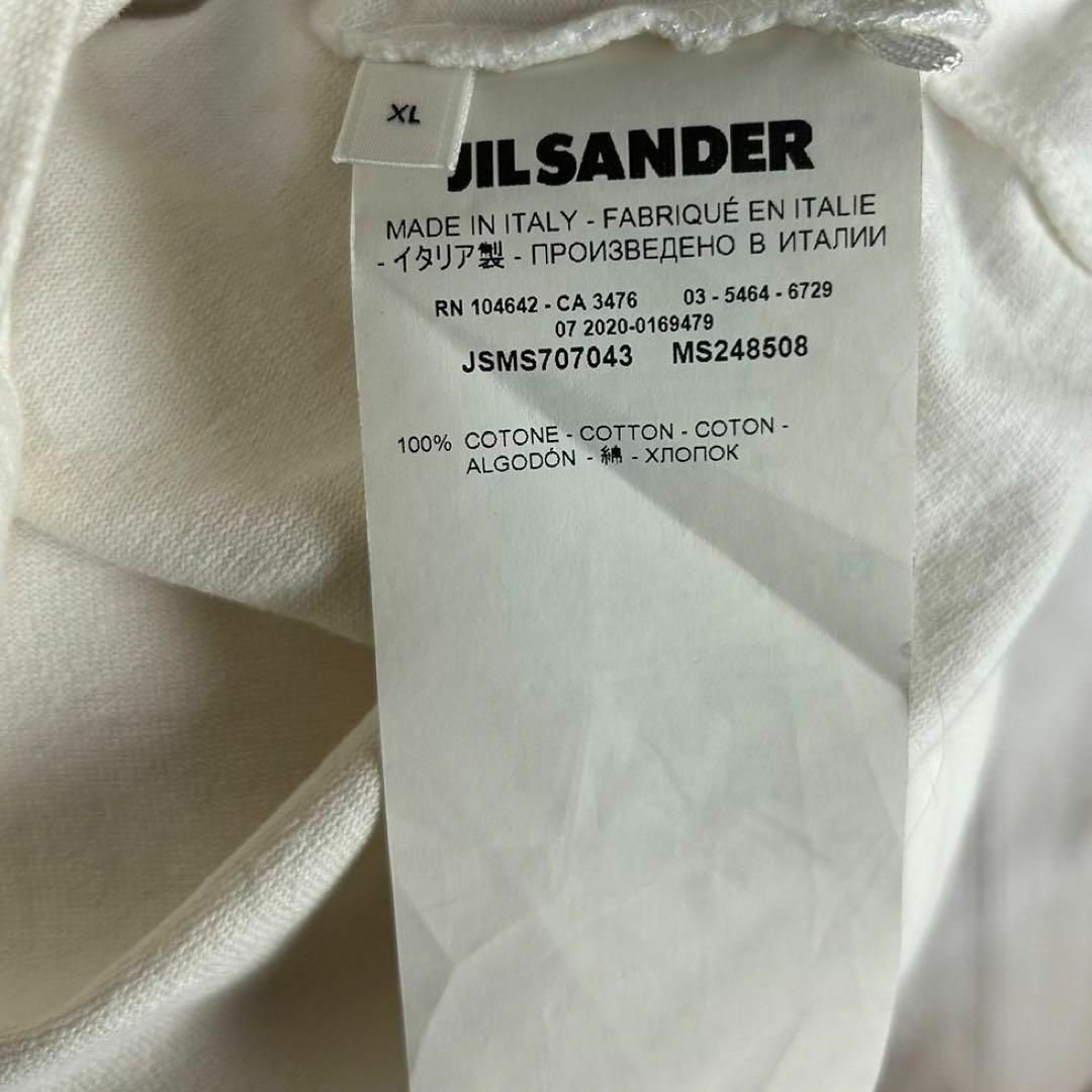 Jil Sander(ジルサンダー)の【希少XLサイズ】ジルサンダー☆ビッグロゴ入りTシャツ 21SS 鑑定済み メンズのトップス(Tシャツ/カットソー(半袖/袖なし))の商品写真