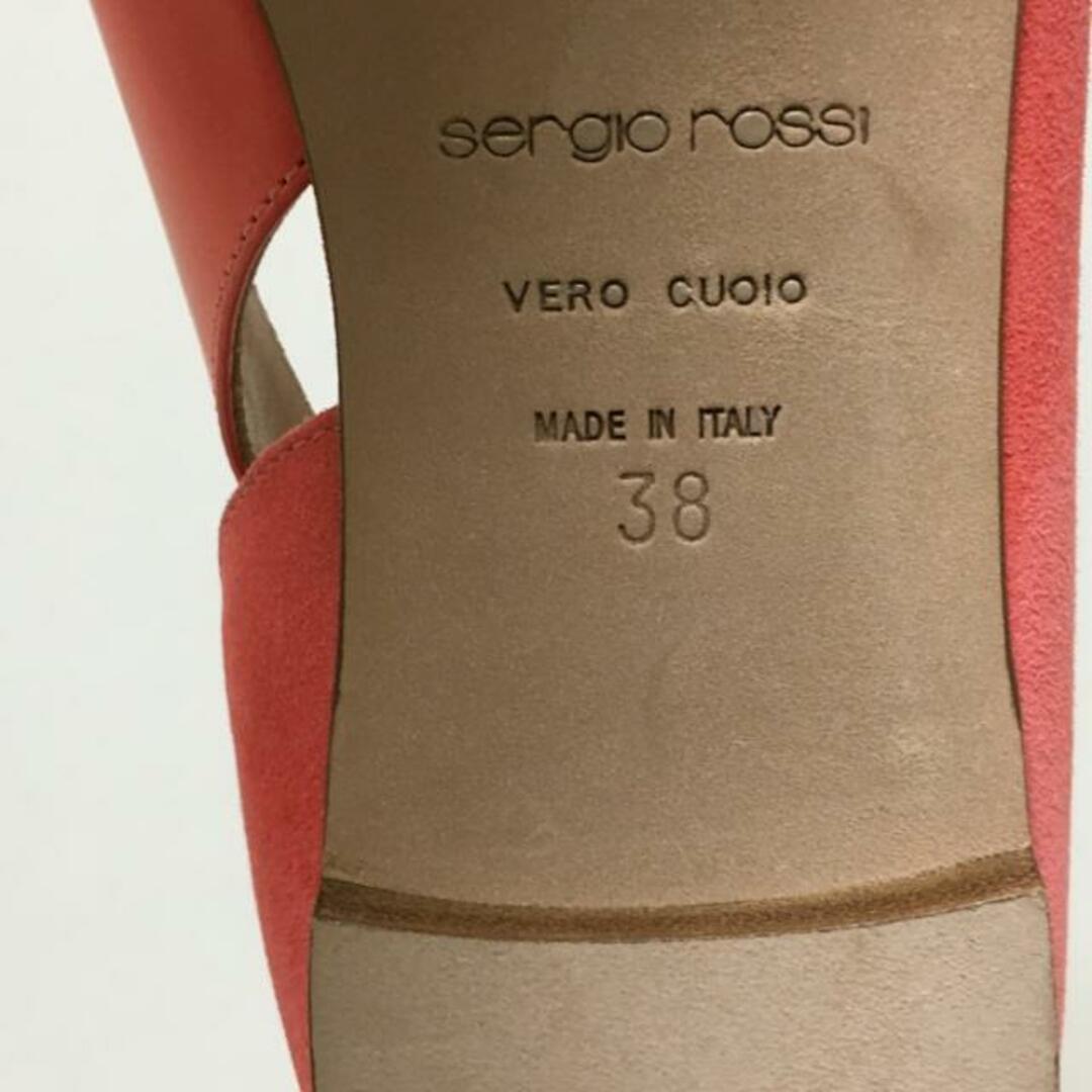 Sergio Rossi(セルジオロッシ)のsergio rossi(セルジオロッシ) フラットシューズ 38 レディース - ピンク レザー×スエード レディースの靴/シューズ(その他)の商品写真