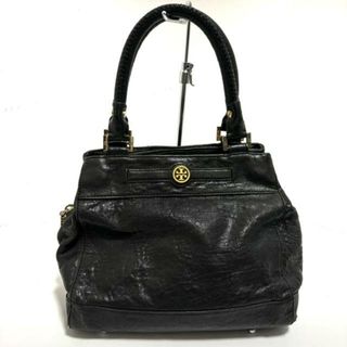 トリーバーチ(Tory Burch)のTORY BURCH(トリーバーチ) ハンドバッグ - 黒 レザー(ハンドバッグ)