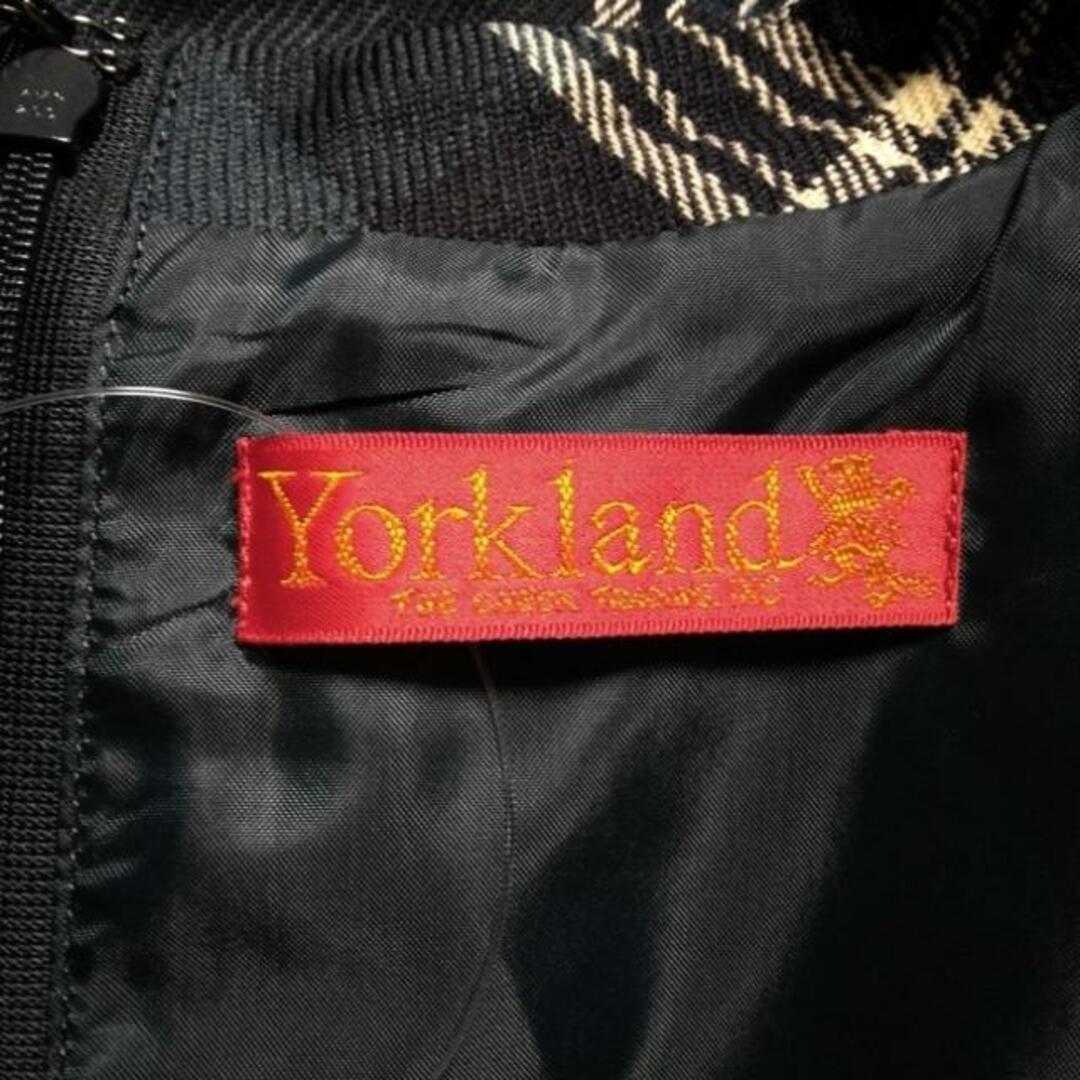 Yorkland(ヨークランド)のYORKLAND(ヨークランド) ワンピース サイズ9AR S レディース - ブルー×ダークネイビー×白 ノースリーブ/ひざ丈/チェック柄 レディースのワンピース(その他)の商品写真