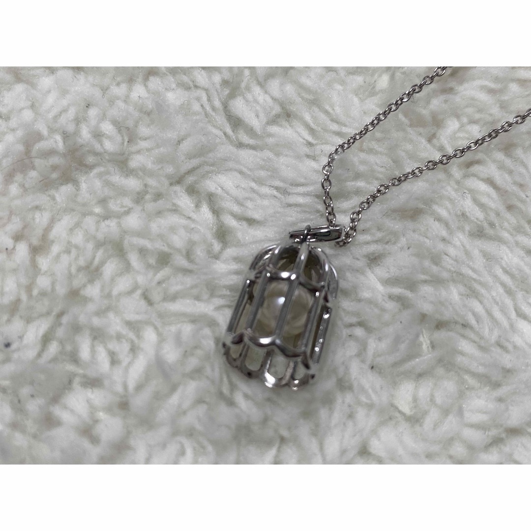 TASAKI(タサキ)のTASAKI 鳥かご 真珠 ネックレス SILVER 925 レディースのアクセサリー(ネックレス)の商品写真