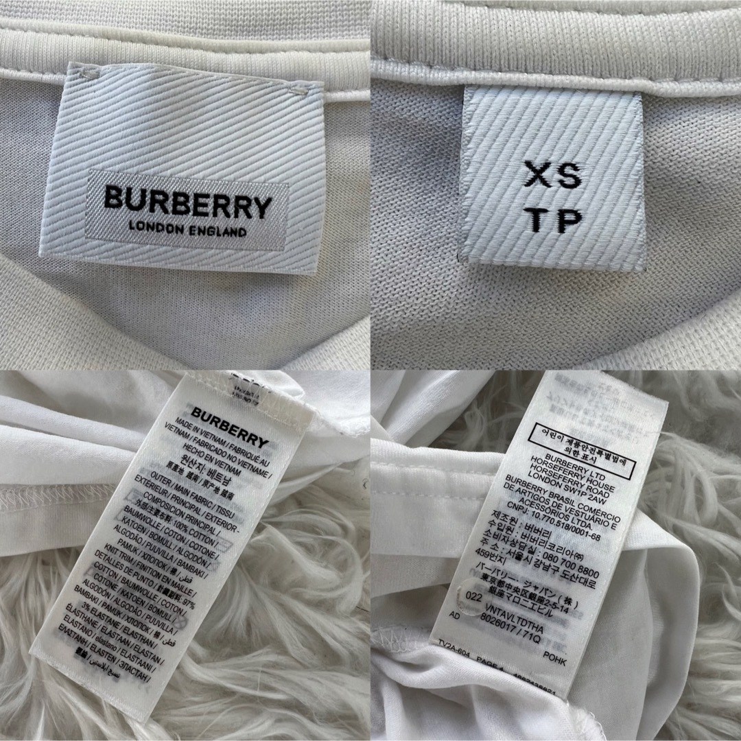 BURBERRY(バーバリー)のバーバリーロンドンイングランド ユニセックス フロントロゴ 半袖  TシャツXS メンズのトップス(Tシャツ/カットソー(半袖/袖なし))の商品写真