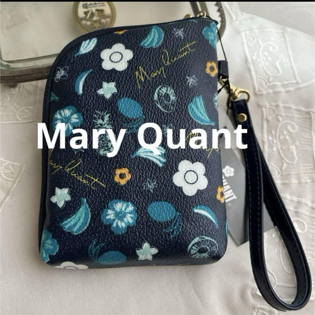 MARY QUANT(マリークワント)の新品 マリークワント ポーチ ネイビー レディースのファッション小物(ポーチ)の商品写真