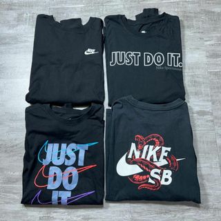 ナイキ(NIKE)のNIKE ナイキ メンズM ロンT 長袖Tシャツ セット まとめ売り 黒 SB(Tシャツ/カットソー(七分/長袖))