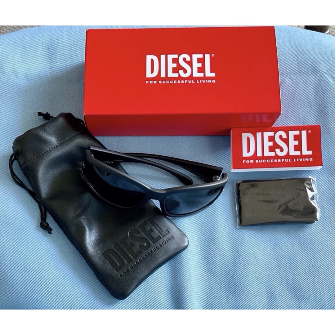 DIESEL(ディーゼル)のディーゼル　サングラス　1224　ブラック　新品 タグ付　プレゼントにも　LX3 メンズのファッション小物(サングラス/メガネ)の商品写真