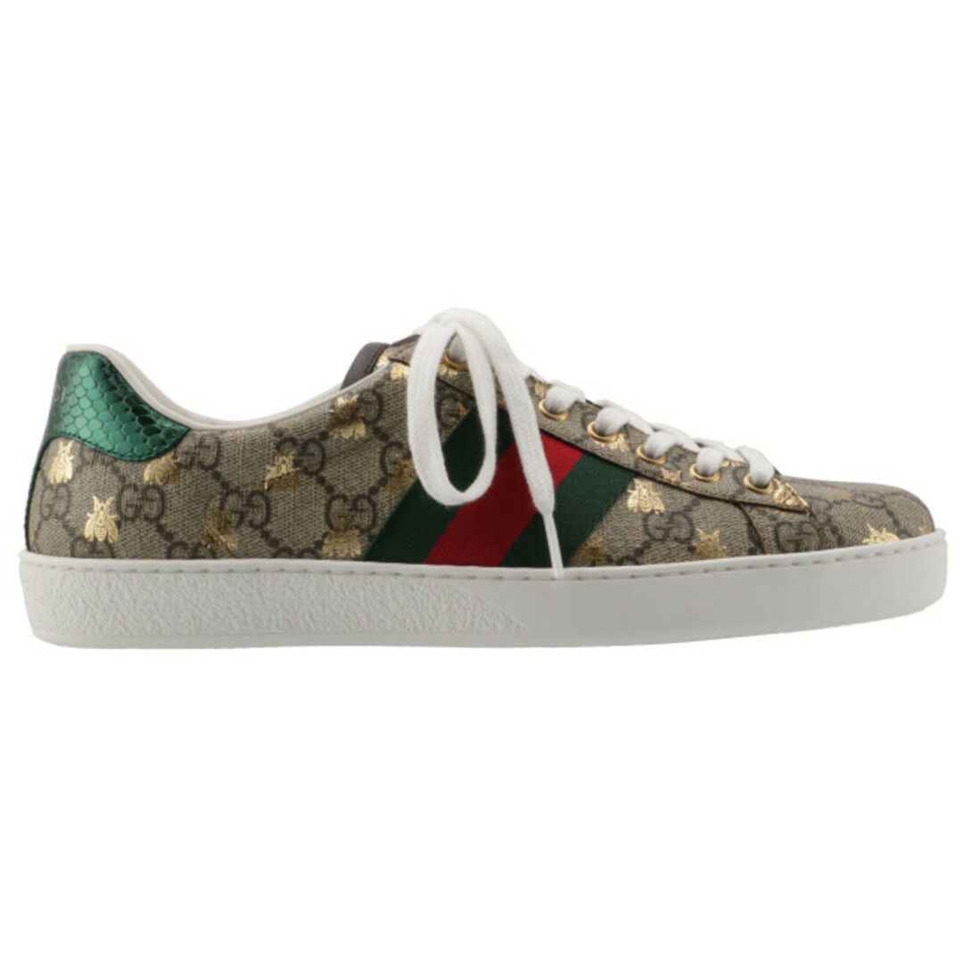 Gucci(グッチ)のグッチ/GUCCI シューズ メンズ New Ace スニーカー BEI.EB ORO/VRV/CO/R 548950-9N050-8465 _0410ff メンズの靴/シューズ(スニーカー)の商品写真