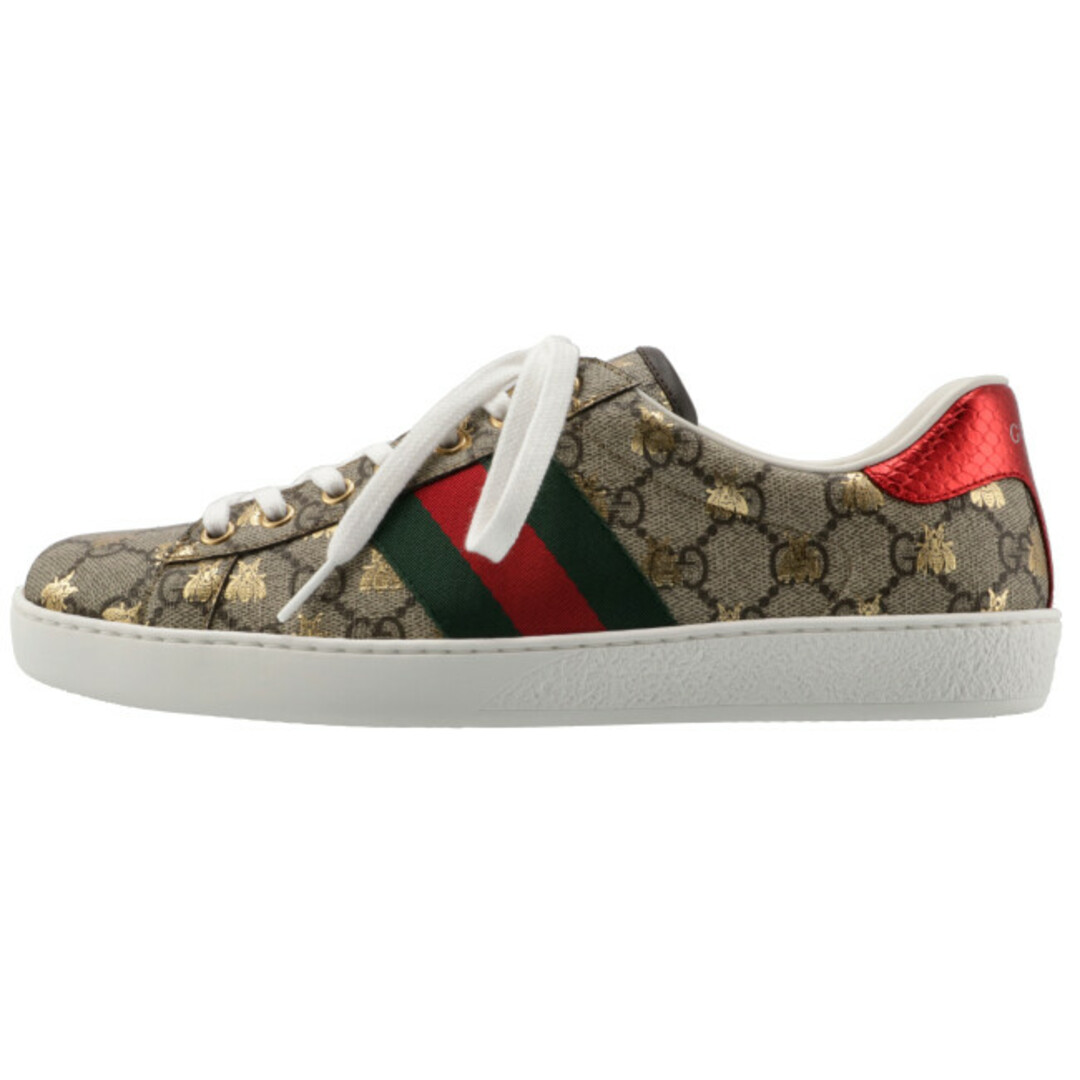 Gucci(グッチ)のグッチ/GUCCI シューズ メンズ New Ace スニーカー BEI.EB ORO/VRV/CO/R 548950-9N050-8465 _0410ff メンズの靴/シューズ(スニーカー)の商品写真