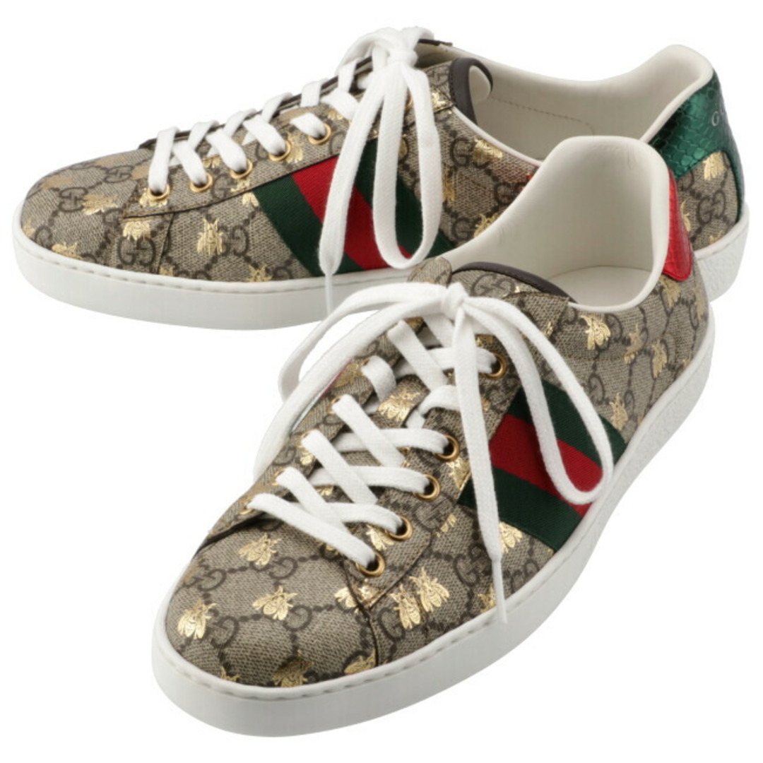 Gucci(グッチ)のグッチ/GUCCI シューズ メンズ New Ace スニーカー BEI.EB ORO/VRV/CO/R 548950-9N050-8465 _0410ff メンズの靴/シューズ(スニーカー)の商品写真