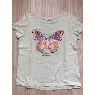 エイチアンドエム(H&M)のH&M 半袖Tシャツ　スパンコール　120(Tシャツ/カットソー)