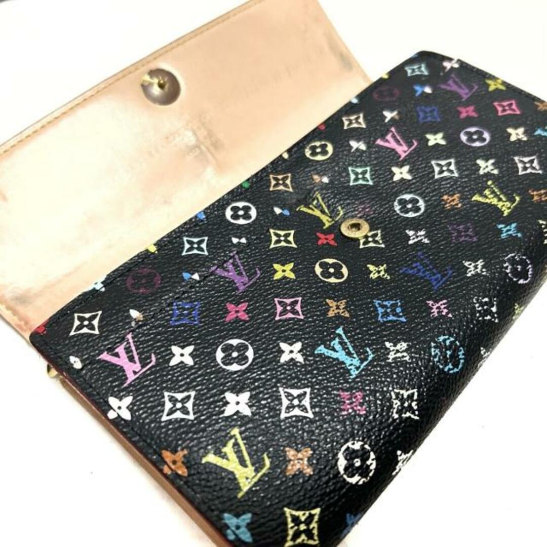 LOUIS VUITTON(ルイヴィトン)のLOUIS VUITTON(ルイヴィトン) 長財布 モノグラムマルチカラー ポシェットポルトモネクレディ M60005 ノワール モノグラムマルチカラーキャンバス レディースのファッション小物(財布)の商品写真