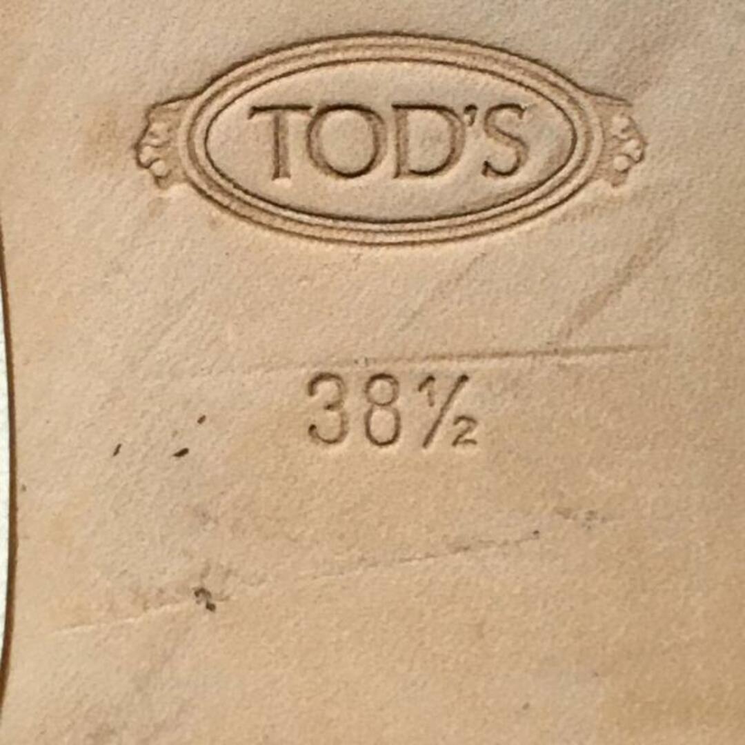 TOD'S(トッズ)のTOD'S(トッズ) シューズ 38 1/2 レディース - アイボリー レースアップ レザー レディースの靴/シューズ(その他)の商品写真