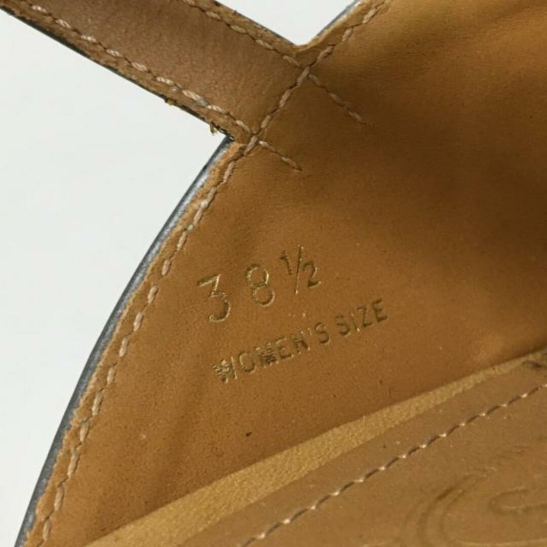 TOD'S(トッズ)のTOD'S(トッズ) パンプス 38 1/2 レディース - シルバー プラットフォーム レザー レディースの靴/シューズ(ハイヒール/パンプス)の商品写真