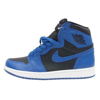 NIKE AIR JORDAN ナイキ ジョーダン スニーカー 555088-404 Air Jordan 1 Retro High OG Dark Marina Blue AJ1 エアジョーダン レトロ ハイ ダークマリーナブルー スニーカー ブラック系 ブルー系 27cm【新古品】【未使用】【中古】(スニーカー)