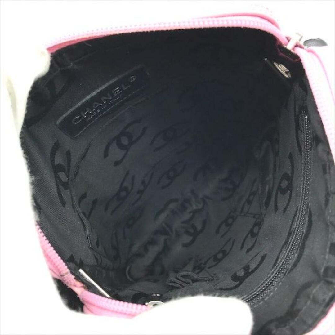 CHANEL(シャネル)の良品 CHANEL シャネル ココマーク カンボン ラムスキン ショルダー バッグ ピンク a3663 レディースのバッグ(ショルダーバッグ)の商品写真