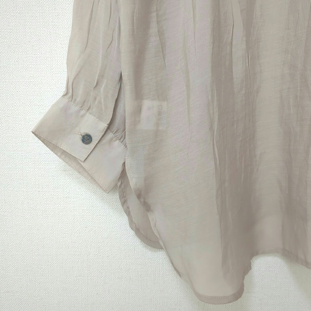 pair pair  ペアペア　シアーシャツ　サイドスリット　F レディースのトップス(シャツ/ブラウス(長袖/七分))の商品写真
