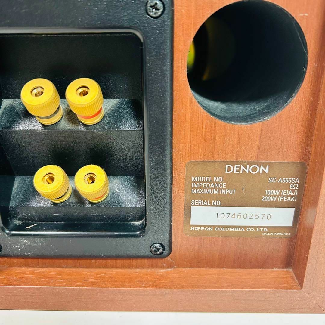 DENON(デノン)のペアスピーカー DENON SC-A555SA デノン 音響機材 オーディオ スマホ/家電/カメラのオーディオ機器(スピーカー)の商品写真