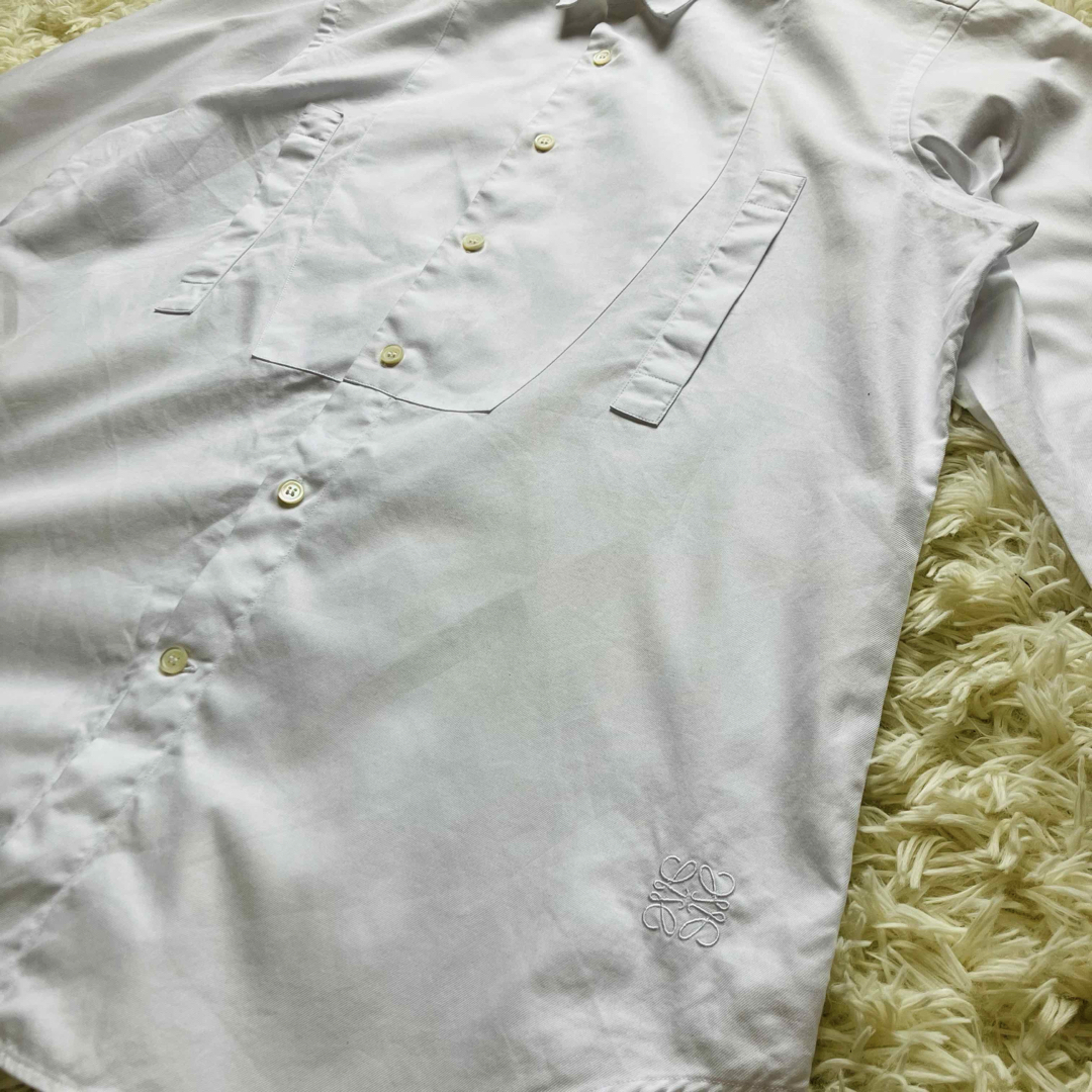 LOEWE(ロエベ)のLOEWE ロエベ アナグラム刺繍 長袖 ワイシャツ ポケット shirt メンズのトップス(シャツ)の商品写真