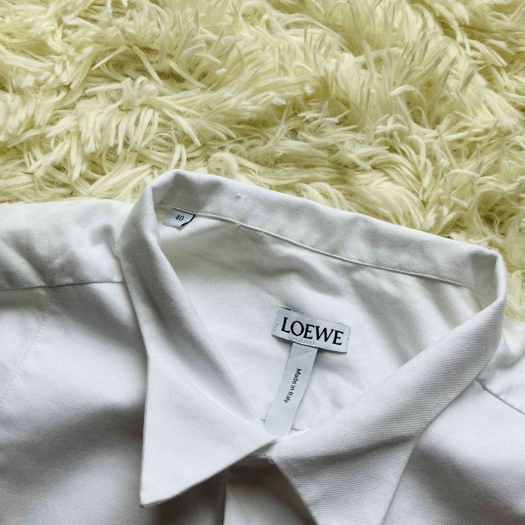 LOEWE(ロエベ)のLOEWE ロエベ アナグラム刺繍 長袖 ワイシャツ ポケット shirt メンズのトップス(シャツ)の商品写真