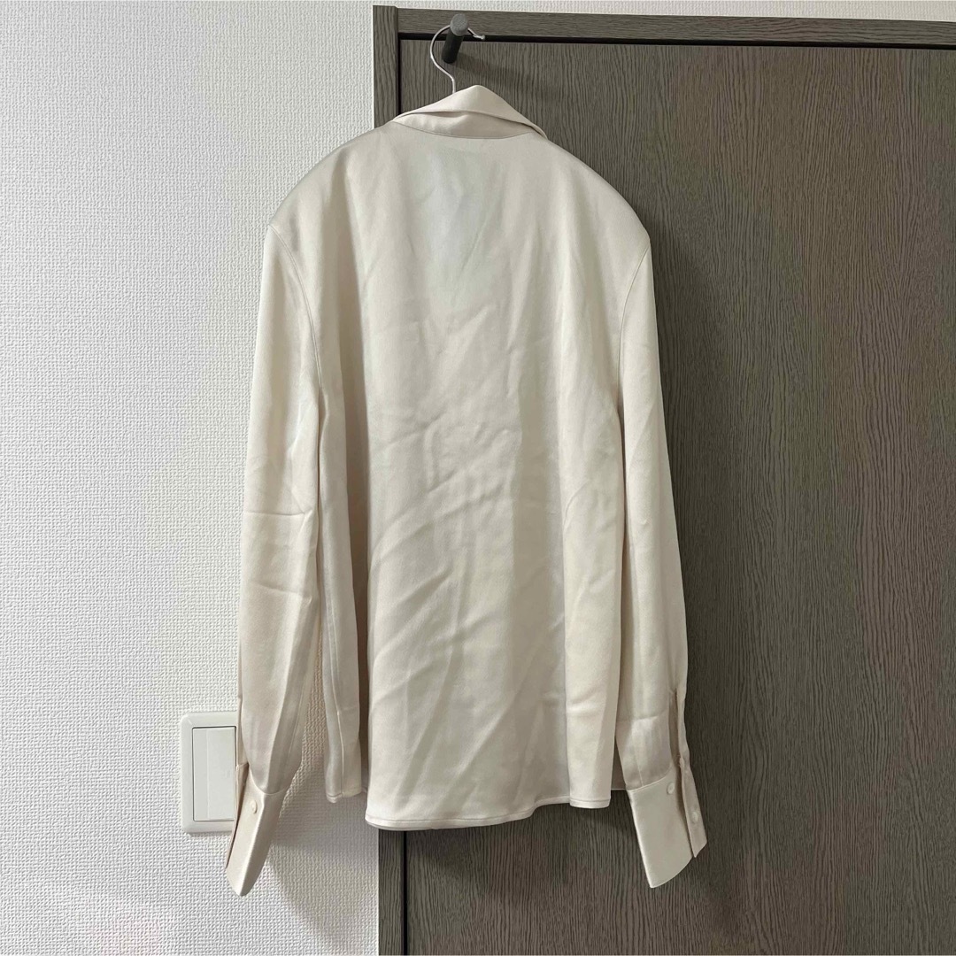 ENOF ace long sleeve shirt ECRU 01 レディースのトップス(シャツ/ブラウス(長袖/七分))の商品写真