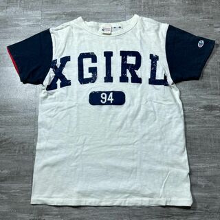 エックスガール(X-girl)のX-girlエックスガール　Champion チャンピオン　 tシャツ(Tシャツ(半袖/袖なし))