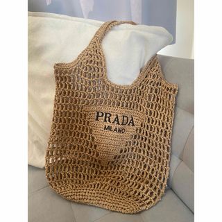 PRADA - PRADAラフィア トートバッグ