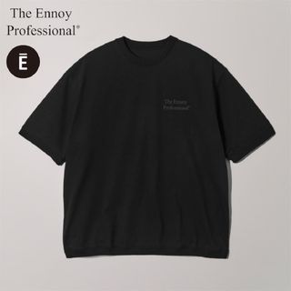 新品 ENNOY Short sleeve hem rib tee BLACK(Tシャツ/カットソー(半袖/袖なし))